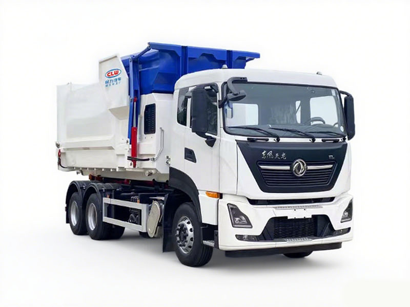 東風天龍后雙橋勾臂垃圾車