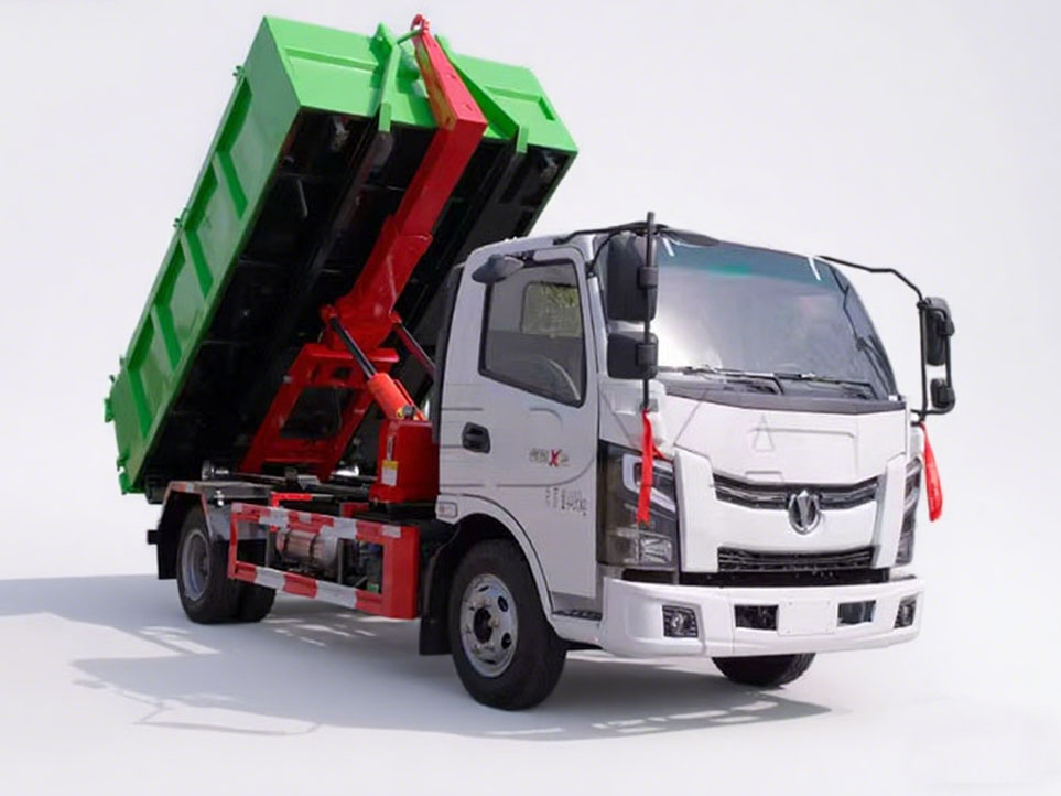 藍牌飛碟重載勾臂垃圾車