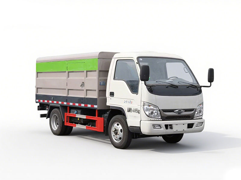 福田小卡之星密閉式桶裝垃圾車